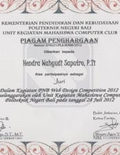 Unit Kegiatan Mahasiswa Computer Club Politeknik Negeri Bali