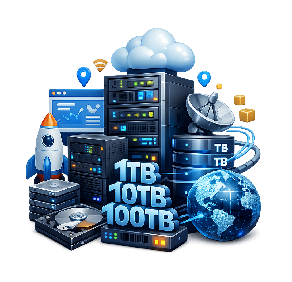 Hosting Kapasitas Space Besar