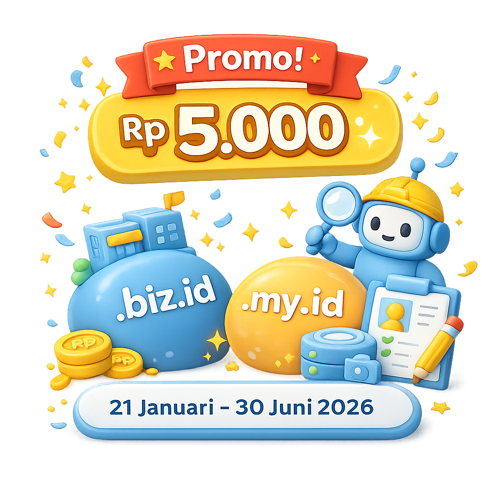 Promo Domain .biz.id & .my.id Cuma Rp 5.000!