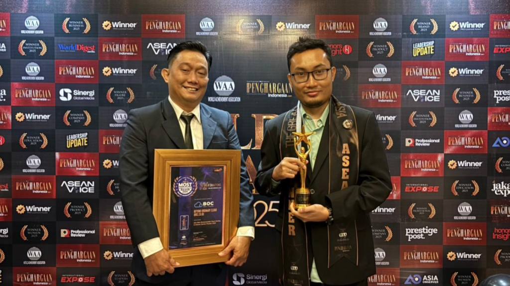 BOC Raih Penghargaan Asia Most Recommended Cloud Hosting Internet Service Provider 2025